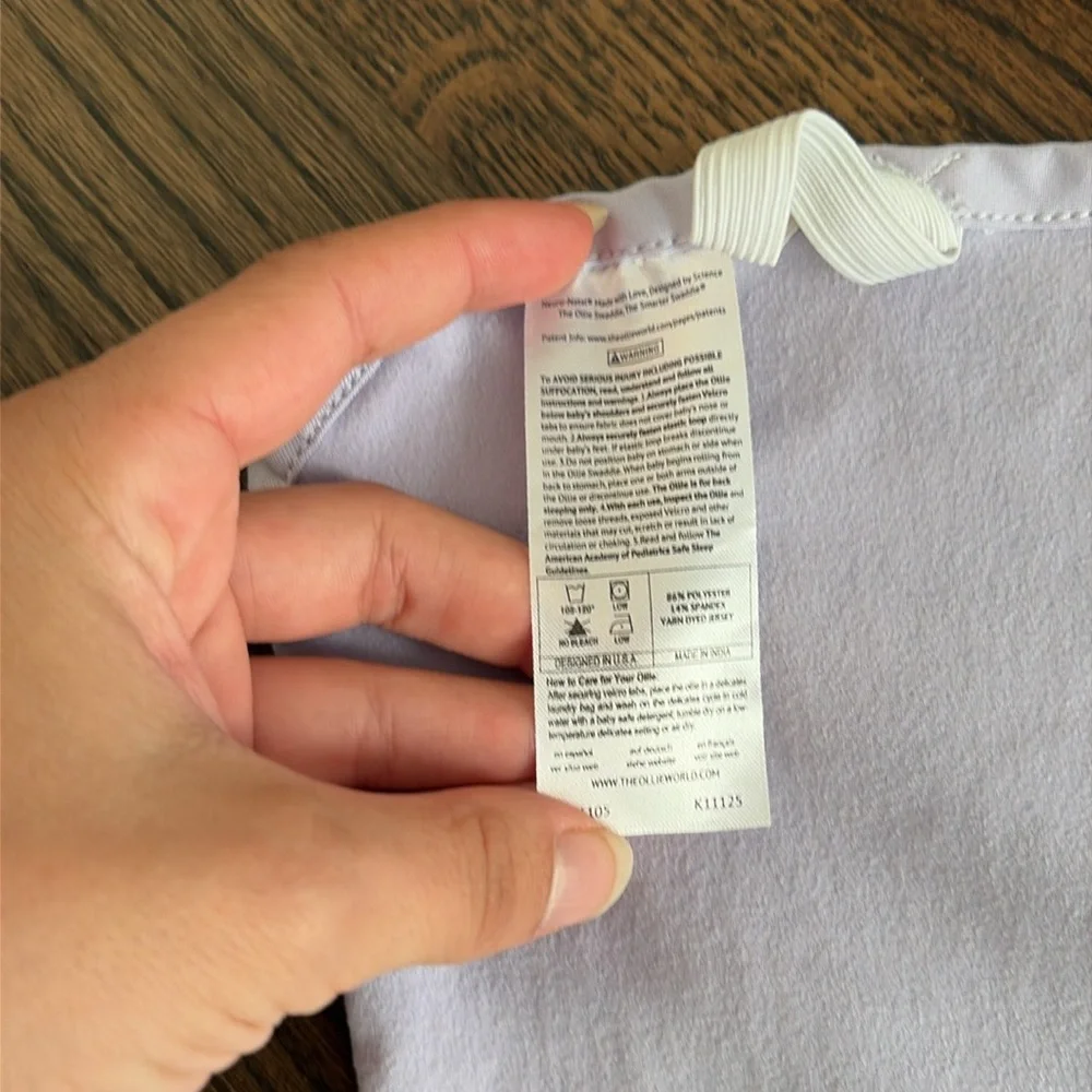 Ollie Lilac Swaddle